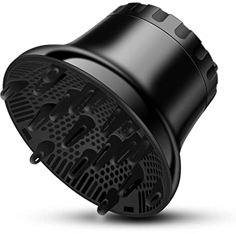 Universal Hair Dryer with Diffuser Attachment for 1.4-2.6 inch Diameter, Adjustable Salon Tool for Curly & Natural Wavy Hair