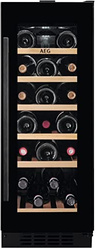 AEG 5000 Series Integrated Under Counter Wine Cooler, AWUS020B5B, 82 cm Wine Cabinet