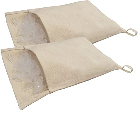 NIUTRIP Ice Lewis Beutel zum Eiszerkleinern – Segeltuchtasche für getrocknetes Eis, Barwerkzeuge, Barkeeper-Set, Küchenzubehör, 2 Stück