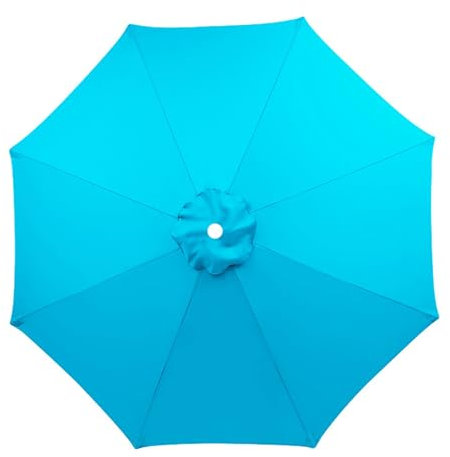 Ersatz-Sonnenschirm-Stoffbezug, 2,7 M/3 M + 6 Rippen/8 Rippen, Markttischschirm Ersatzdach, Abdeckung Gartenschirm Stoff Ersetzen Ersatz Bezug, Für Terrassen-Sonnenschirm,Markttischschirm Ersatzdach(B