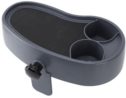 Hot Tub Table Tray, Adjustable Hot Tub Tray Table with Drink Holders, Nonslip Drink Caddy with Cup Holder, Mobile Phone Spa Tray Accessory, Hot Tub Accessories