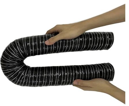 Auto Lufteinlass Ansaugschlauch 0,5 M Auto-Haube Luftansaugrohr Luftführung Schlauch Rohr Flexible Filter Rohr ID: 20-115mm Kälte Hitzebeständig Auto Ansaugrohr(76mm)