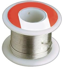Brightium B1184632 Fil d'étain pour soudure sanitaire, diamètre 0,8 mm, 60/40, idéal pour les connexions électriques et plomberie, Image