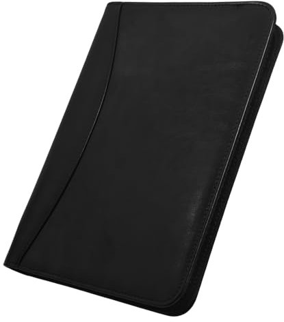 SHOWERORO Zipper Portfolio Organizer Multifunktionales Dokumenten Und Business-portfolio Mit Reißverschluss Für Büro Und Reisen Mit Mehreren Fächern Und Langlebigem Material