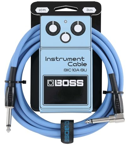 BOSS Colorful Quality Lightweight Instrument Cable (BIC-10A-BU)