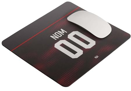 Tapis de Souris Football Toulouse FC – Personnalisable avec Prénom ou Numéro – Idée Cadeau Fan – Antidérapant, Confort Gamer & Bureau – Création Française