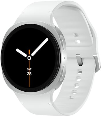 Samsung Galaxy Watch8 (Silver, BT, 40mm), Galaxy AI [Versione Italiana] | Smartwatch Galaxy AI, Allenatore Personale, Design Resistente agli Urti, Processore 3nm, Monitoraggio Attività Fisica e Sonno