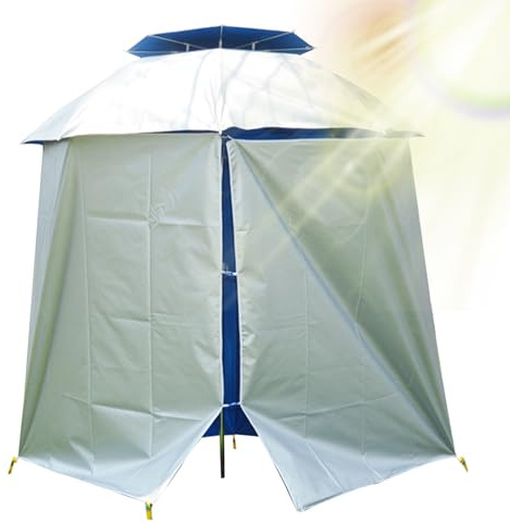 Tienda De Campaña Para La Playa, Refugio Solar, Toldo Impermeable Para La Lluvia, Tienda De Campaña Con Sombrilla Portátil, Paño De Protección Solar Para Exteriores | Sombrilla De Playa De Viaje De Di