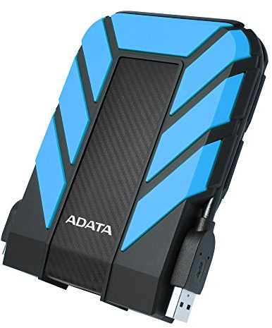 ADATA Dashdrive Durable HD710 Pro External Hard Disk Drive, USB 3.1 (2TB, Blue)