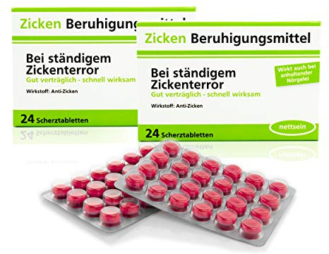 Anti Zicken Präparat Scherztabletten 2 Packungen a 22