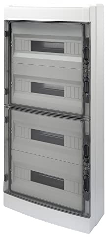 Gewiss Centralino stagno con pareti lisce predisposto per alloggiamento morsettiere IP65 GW40109 (72 Moduli)