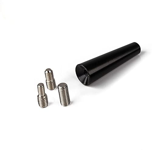 BlackNugget bn-ca1-s Autoantenne-Universal Kfz geeignet Autos-Dachantenne mit erstklassiger Empfangsqualität-Kurze Auto Antenne für AM & FM Empfang-Stabantenne | Kurzstabantenne, 6.5 cm
