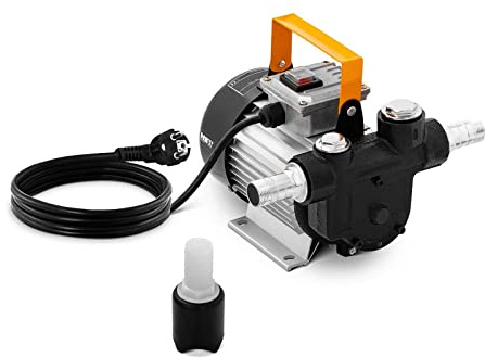 MSW Pompe Électrique À Gasoil Fioul Diesel Gazole MSW-OP60 (60 l/min, 550 W, Hauteur D'Aspiration 5 m, Indice IP55)