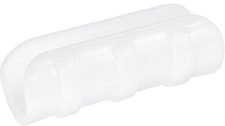 sourcing map Farm Plastic Clamps 1 White for Greenhouse Film Garden Buildings Frame Pipe 40 Pack