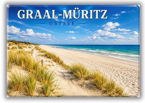 Ostsee, Graal- Müritz, Deutschland Souvenir-Kühlschrankmagnet Fridge Magnet 241105
