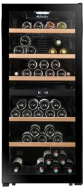 Cave de mise à température double zone LS102DZBLACK 102 Bouteilles