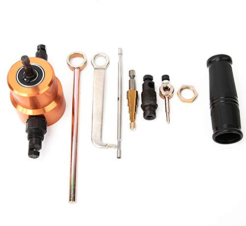 360 ° Double Head Sheet Metal Cutter Efficient Nibbler Drill for Auto -Controller Tools Light Cutting Tool for HLK Ventilation Tube.
