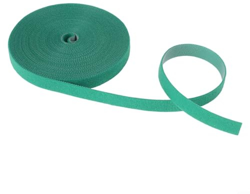 Gdfnmogo Garden Plant Ties Reusable Self-Adhesive Nylon Strapping for Supporting Climbing Plants Tomatoes Grapevines 12mm Wide Weather Resistant Flexible Ties(10M)