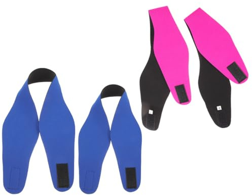 GALPADA Fascia Protettiva le Orecchie da Nuoto in Neoprene 4 Pezzi, Assorbe Sudore, Facile da Allungare, per Ragazzo Ragazza e Adulti, per Yoga e Sport Acquatici