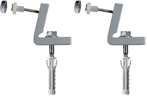Fischer Fissaggio Nascosto WB 5 N per Water e Bidet a Pavimento con Fori Laterali, per Sanitari con Foro Laterale ∅20 mm, 567600 (Confezione da 2)