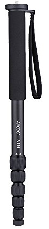 Andoer A-666 181cm/5.9ft Telescoping Aluminum Camera Monopod Unipod Stick 6-Section Max. Load 10kg/22Lbs with Carry Bag for Nikon Canon Sony A7 Pentax Camcorder Video Studio Photography