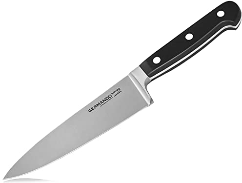 Kochmesser Solingen Küchenmesser Geschmiedet Fleischmesser Made in Germany Allzweckmesser mit Scharfer Schnittfläche Messer Rostfreier Edelstahl zum Schneiden von Fleisch, Fisch und Gemüse (28 cm)