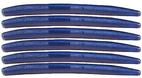 Regenwurmköder, 6 Stück Süßwasser-Angelköder, weiche Würmer zum Angeln, Barsch-Angelwürmer, Fischgeruch-Angelköder Regenwurmköder zum Forellen-Zanderbarsch-Angeln (A