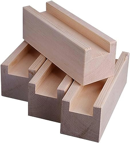 4 x Betterhöhungen aus Holz, robuste Elefantenfüße, Möbelerhöhungen, für Sofa, Tisch, Stühle, Beinerhöhungen