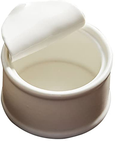 Amosfun Bol en céramique canette de soda tasse de crème brûlée tasses à crème anglaise saladiers de poule patisserie poêle à frire moules à pâtisserie petits ramequins grands ramequins