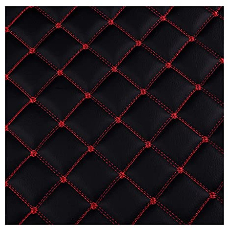PVC-quiltat konstläder Vinylskumbaksida - bilar, headliner, möbelklädsel, gör-det-själv-projekt, heminredning Kudde Linne Vadd Tyg Canvas Rygg(Black,1.6x1m)