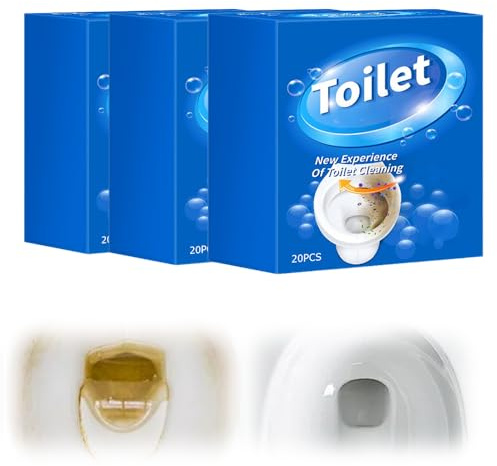 Nettoyant Toilette Extra Fort, 2026 Nou Detartrant Wc, 12 Pastilles Nettoyant Wc Surpuissant Tartre, Nettoyant Toilette Cleaner Pour Toilettes Égout Salle De Bains Nettoyage (3)