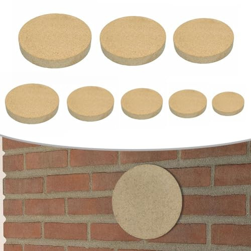 Tablero ignífugo de vermiculita resistente al calor, panel de ladrillo refractario para estufa de leña, chimenea, cubierta de agujero con características de aislamiento térmico (200 x 50 mm)