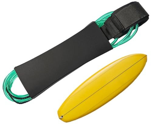 Paddleboard Leash,Surf Leash Säkerhetsbensrep dubbla rostfria svänglar | Kopplingar Paddle Board Strap för Skimboard Fishboard Surfboard Paddleboard