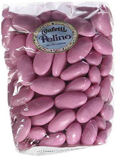 Confetti Pelino Sulmona dal 1783 Confetti Rosa alla Mandorla Sicilia Bambina - 1000 gr