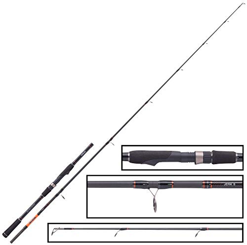 Balzer Shirasu Jerk S 1,95m 40-110g Jerkbaitrute für Stationärrolle, Spinnrute zum Jerkbaitangeln, Hechtrute zum Spinnfischen