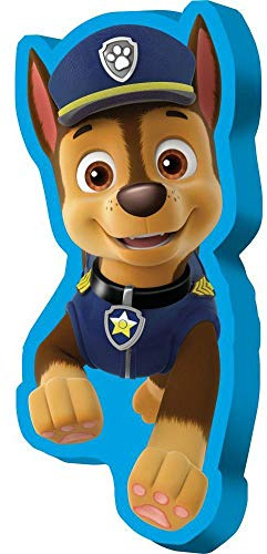 PAW PATROL Kissen Chase 70cm, Paw Patrol, Weiches Kuschelkissen mit tollem Motiv, ca. 70cm groß, Kids Licensing KL8072 Bunt Standard
