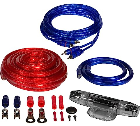 Crunch CRK35 | 35mm² Verstärker-Anschluss-Set - Kabelset 5m mit Cinchkabel