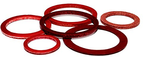 Dichtringe 14x18x1,5 DIN 7603 A Vulkanfiber 5 Stück Dichtung Vulkandichtung Dichtungsring Vulkanfiberring Faserdichtung