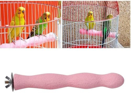Fågeleksak sittande papegoja Leksakspinnar för fåglar cockatiel papegojor undulat (19cm)