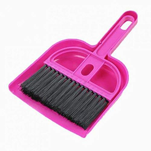 Casecover 1pc Mini Desktop Sweep Cleaning Brush Small Broom Dustpan Set Portable Desk Computer Brush(random Color)