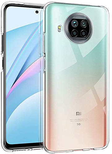 Verco Handyhülle für Xiaomi Mi 10T Lite 5G Case, Handy Cover für Xiaomi Mi 10T Lite Hülle Transparent Dünn Klar Silikon, durchsichtig