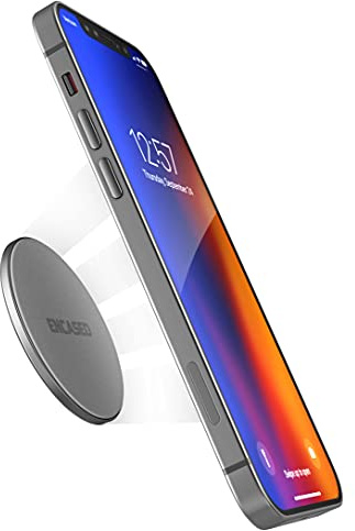 ENCASED iPhone Halterung, kompatibel mit MagSafe Mount (Ultra Slim 0,4 cm), magnetische Montageplatte für Wand, Auto, Home Gym, Küche, Kühlschrank, Zubehör (Kleber)