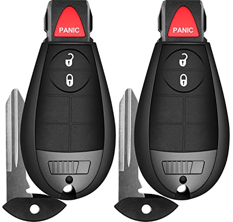 Schlüsselanhänger Fobik Ersatz Kompatibel für Dodge Ram 1500 2013-2021/ Dodge Ram 2500 3500 4500 5500 2013-2018 Pickup Truck Keyless Entry Fernbedienung FCCIID: GQ4-53T 56 046953AE