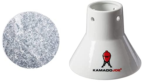 Kamado Joe KJ15090720 Soapstone Cooking Surface Grill Accessory, Compatible Joe Junior Grill & KJ-CS Ceramic Chicken Cooking Stand