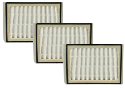 vhbw 3X Staubsaugerfilter kompatibel mit Privileg 612.357-4, VS5PR04, 6123574, 063.872-6, 517.649-0 Staubsauger - HEPA Filter Allergiefilter