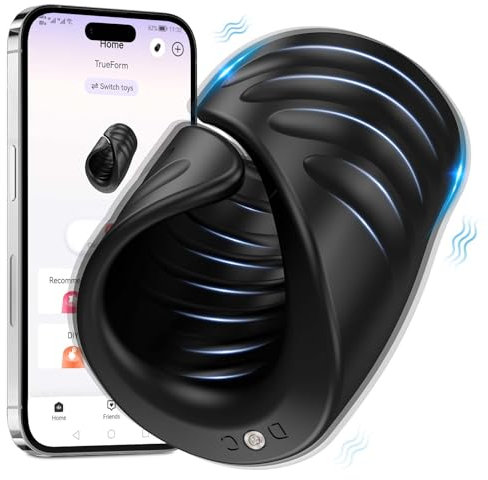 Male Masturbator Sex Toys for Men, Open Adjustable Flexible Penis Enhanced Trainer APP Control Vibrator, 9 Vibrating Mens Masterubaters for Penis Stimulation, Adult Sex Toyscouples for Couples Stroker