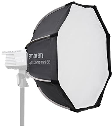 Aputure Amaran Light Dome Mini SE Deep Parabolic Softbox Bowens Mount Modificatore di luce morbida ottagonale,con design a chiusura rapida per Amaran 150c e 300c, 60xs, 100xs, 200xs, e altre luci