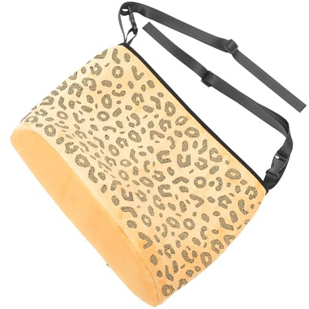 GRIRIW Auto Taschen Organizer Großer Aufbewahrungsbeutel mit Leopardenmuster und Strass aus Polyester für Suv und Wohnmobil für Damen