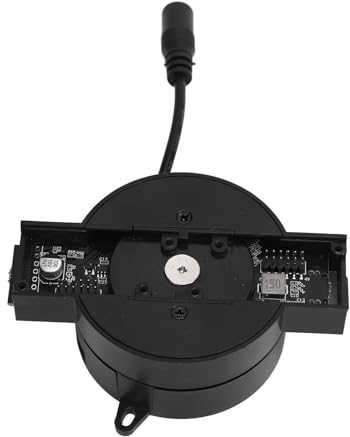 Alomejor 3D-Hologramm-Ventilator, WiFi, 3D-holografischer Projektor mit 224 LED-Perlen, Hochauflösendes Display für Shop, Party, Bar, Halloween (EU-Stecker)