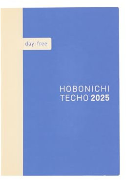 Hobonichi Techo 2025 Day-Free Book [Japanisch/A6/Januar Start/Montag Start/Millimeterpapier Heft/Planer]